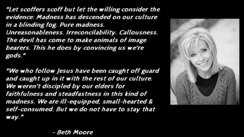 Let scoffers scoff - beth moore
