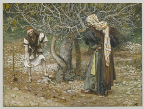 The Vine Dresser and the Fig Tree by Tissot