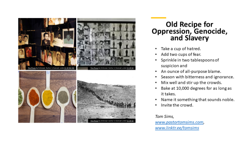 Recipe for Oppression