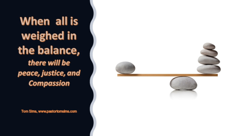 Justice in the balance