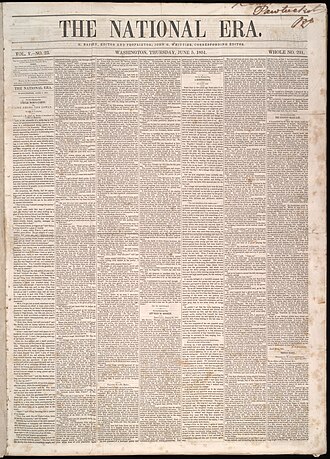 Uncle_Tom's_Cabin_1st_Publication _National_Era _5_Jun_1851