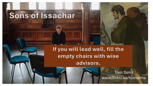 Fill the empty chairs with wise advisors