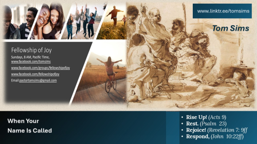 When your name is called