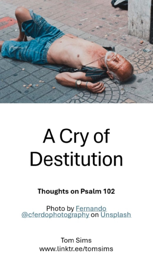 Cry of destitution